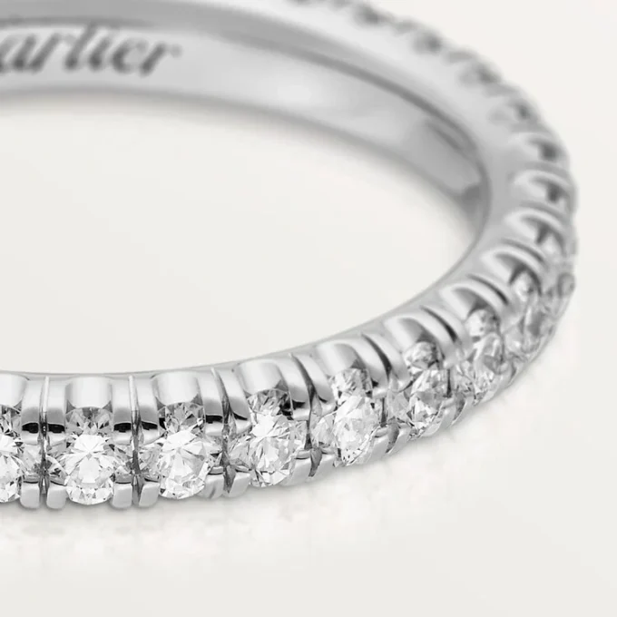 Etincelle De Cartier vigselring – vitguld, diamanter – Cartier