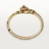 Faune Et Flore De Cartier-armband, gula, orange och bruna diamanter, pavé Faune Et Flore De Cartier-armband, gula, orange och bruna diamanter, pavé