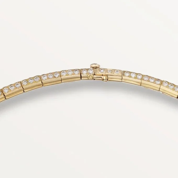 Faune Et Flore De Cartier-halsband, gula, orange och bruna diamanter, pavé Faune Et Flore De Cartier-halsband, gula, orange och bruna diamanter, pavé