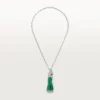 Faune Et Flore De Cartier-halsband, smaragdpärlor, pavé Faune Et Flore De Cartier-halsband, smaragdpärlor, pavé