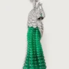 Faune Et Flore De Cartier-halsband, smaragdpärlor, pavé Faune Et Flore De Cartier-halsband, smaragdpärlor, pavé