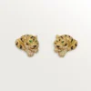 Faune Et Flore De Cartier örhängen, gula, orange och bruna diamanter, pavé Faune Et Flore De Cartier örhängen, gula, orange och bruna diamanter, pavé