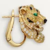 Faune Et Flore De Cartier örhängen, gula, orange och bruna diamanter, pavé Faune Et Flore De Cartier örhängen, gula, orange och bruna diamanter, pavé