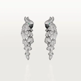 Faune Et Flore De Cartier örhängen, pavé