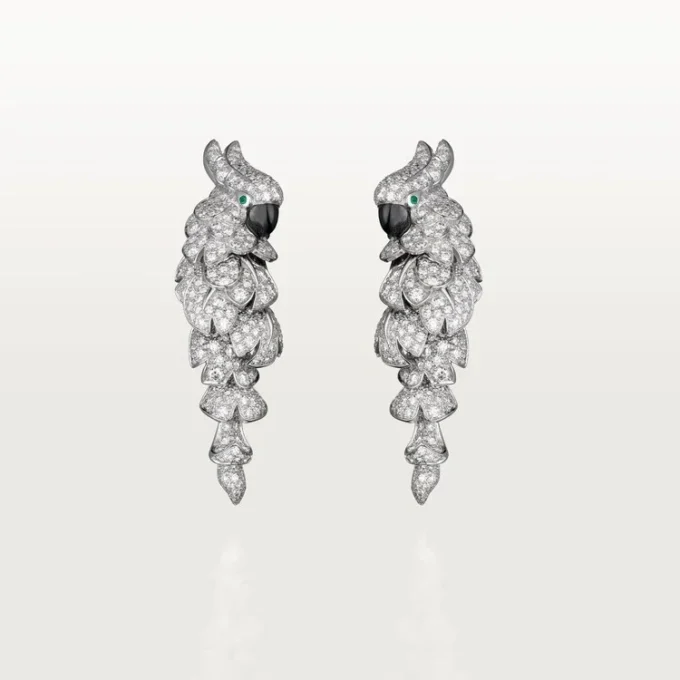 Faune Et Flore De Cartier örhängen, pavé Faune Et Flore De Cartier örhängen, pavé
