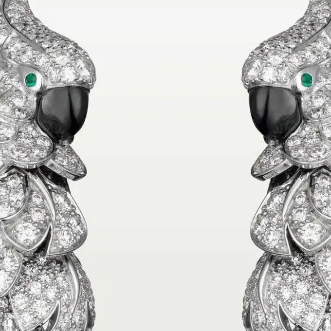 Faune Et Flore De Cartier örhängen, pavé Faune Et Flore De Cartier örhängen, pavé