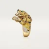 Faune Et Flore De Cartier-ring, gula, orange och bruna diamanter, pavé