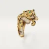 Faune Et Flore De Cartier-ring, gula, orange och bruna diamanter, pavé