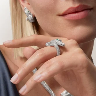 Faune Et Flore De Cartier-ring, pavé
