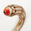 Geometrie & Contrastes-armband, korall, pavé