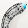 Geometrie & Contrastes-armband, turkos, pavé