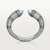 Geometrie & Contrastes-armband, turkos, pavé