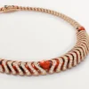 Geometrie & Contrastes-halsband, korall, pavé Geometrie & Contrastes-halsband, korall, pavé