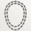 Geometrie & Contrastes halsband, krysopras, multi-wear, pavé Geometrie & Contrastes halsband, krysopras, multi-wear, pavé