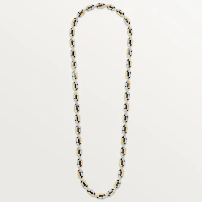Geometrie & Contrastes Halsband, Onyx, Multi-Wear, Paved Geometrie & Contrastes Halsband, Onyx, Multi-Wear, Paved