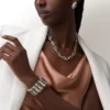Geometrie & Contrastes Halsband, Onyx, Multi-Wear, Paved Geometrie & Contrastes Halsband, Onyx, Multi-Wear, Paved