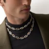 Geometrie & Contrastes Halsband, Onyx, Multi-Wear, Paved Geometrie & Contrastes Halsband, Onyx, Multi-Wear, Paved