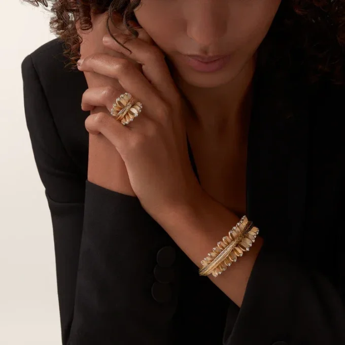 Grain De Cafe-armband, diamanter