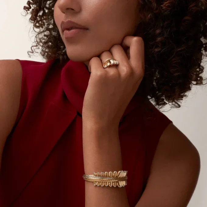 Grain De Cafe-armband, diamanter