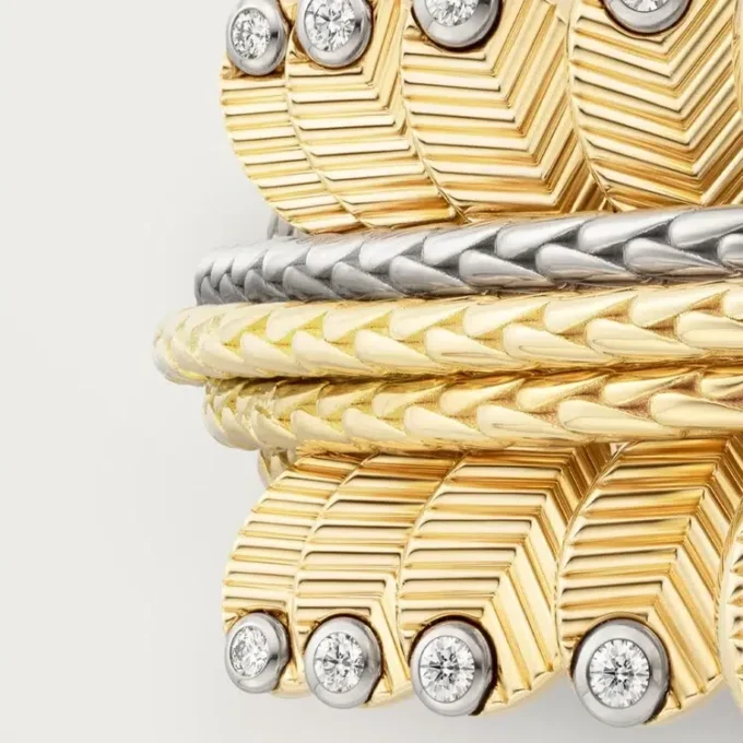 Grain De Cafe-armband, diamanter
