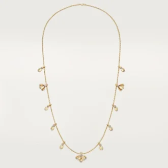 Grain De Cafe långt halsband, diamanter Grain De Cafe långt halsband, diamanter