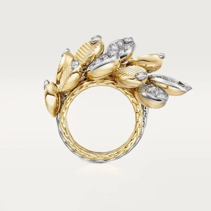 Grain De Cafe-ring, halvpavé Grain De Cafe-ring, halvpavé