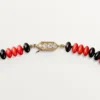 Högklassigt smycke – Halsband – Roséguld, korall, onyx, svart lack, diamanter – Cartier Högklassigt smycke – Halsband – Roséguld, korall, onyx, svart lack, diamanter – Cartier