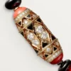 Högklassigt smycke – Halsband – Roséguld, korall, onyx, svart lack, diamanter – Cartier Högklassigt smycke – Halsband – Roséguld, korall, onyx, svart lack, diamanter – Cartier