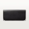 International Wallet med gussets, Must De Cartier – Svart kalvskinn, rostfritt stål – Cartier International Wallet med gussets, Must De Cartier – Svart kalvskinn, rostfritt stål – Cartier