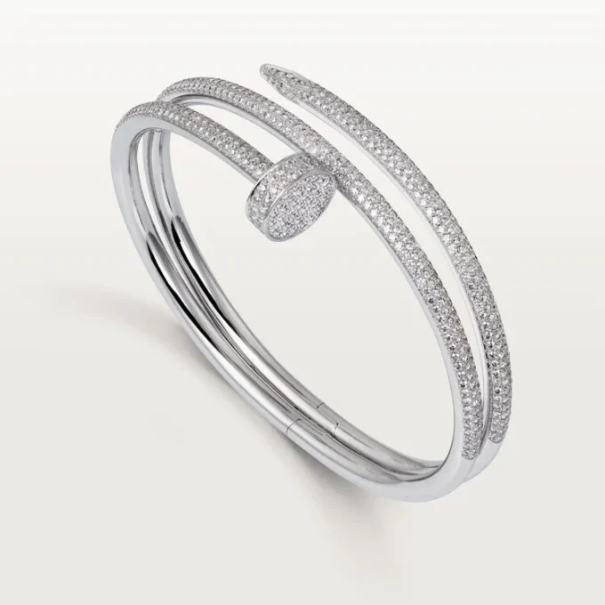 Juste Un Clou-armband, dubbelt, halvpavé