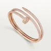Juste Un Clou-armband, dubbelt, halvpavé