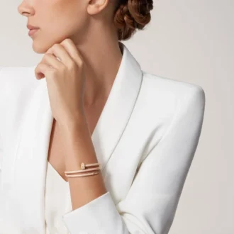 Juste Un Clou-armband, dubbelt, halvpavé