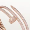 Juste Un Clou-armband, dubbelt, halvpavé