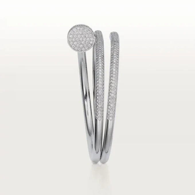 Juste Un Clou-armband, dubbelt, halvpavé