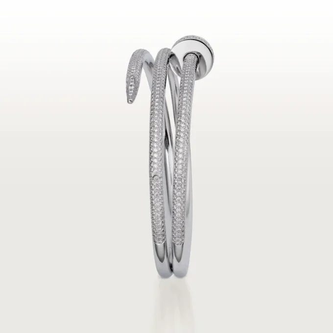 Juste Un Clou-armband, dubbelt, halvpavé