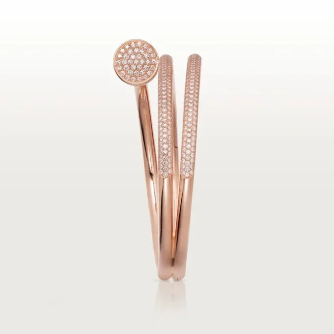 Juste Un Clou-armband, dubbelt, halvpavé