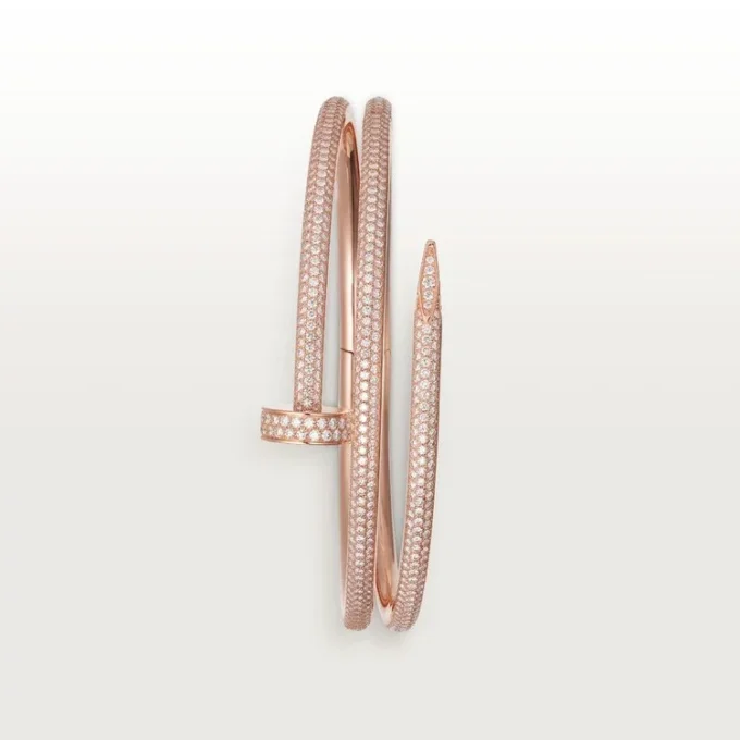 Juste Un Clou-armband, dubbelt, halvpavé