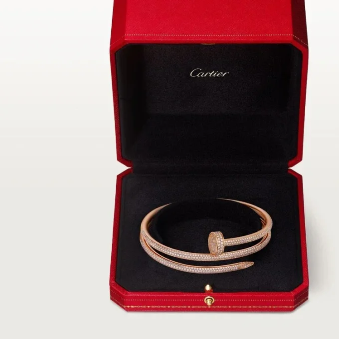 Juste Un Clou-armband, dubbelt, halvpavé
