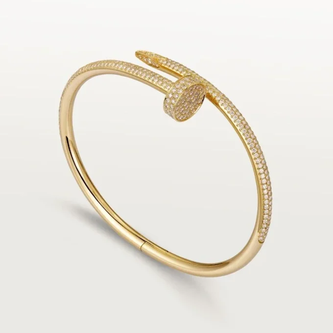 Juste Un Clou-armband, klassisk modell, diamanter