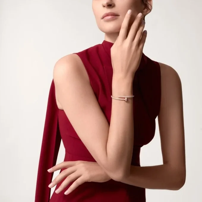 Juste Un Clou-armband, klassisk modell, diamanter