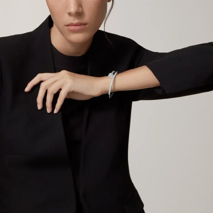 Juste Un Clou-armband, klassisk modell, diamanter