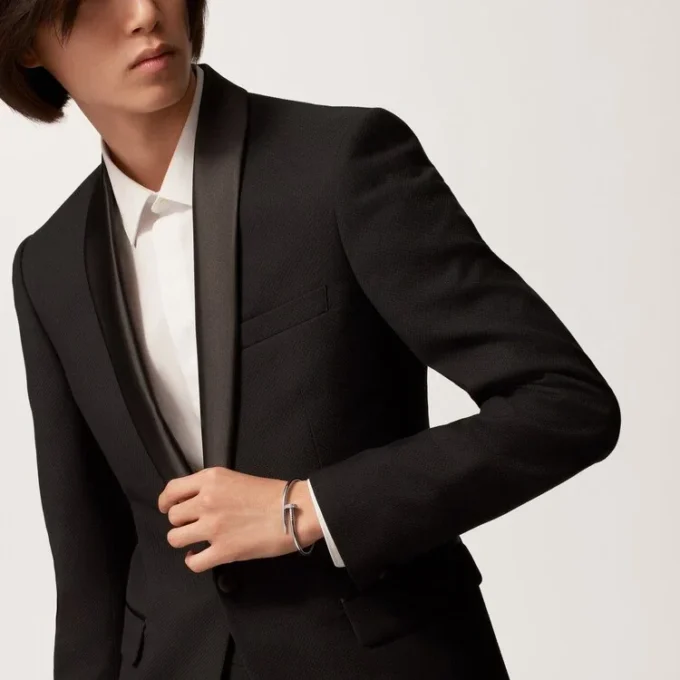 Juste Un Clou-armband, klassisk modell, diamanter