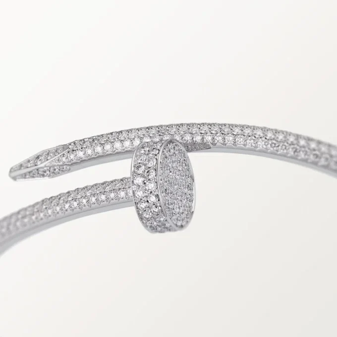 Juste Un Clou-armband, klassisk modell, diamanter