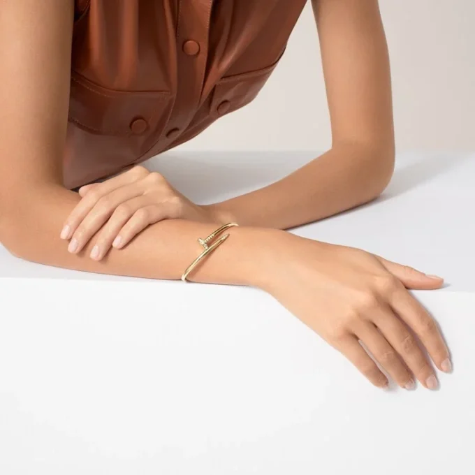 Juste Un Clou-armband, klassisk modell, diamanter