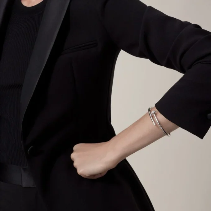 Juste Un Clou-armband, klassisk modell, diamanter