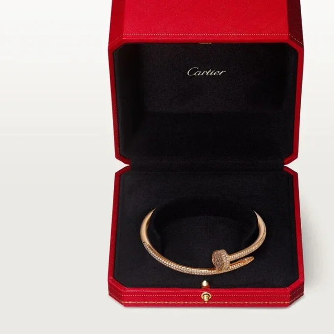 Juste Un Clou-armband, klassisk modell, diamanter