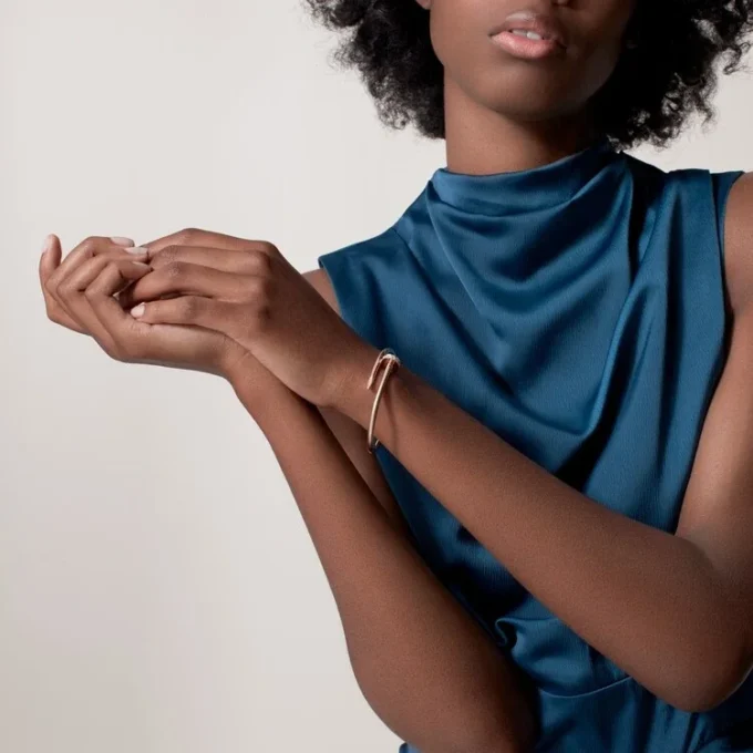Juste Un Clou-armband, klassisk modell, diamanter