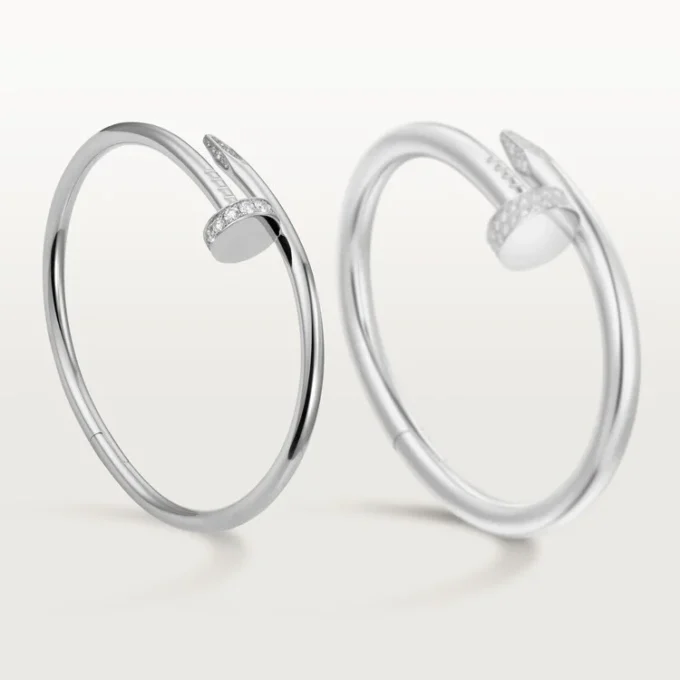 Juste Un Clou-armband, klassisk modell, diamanter