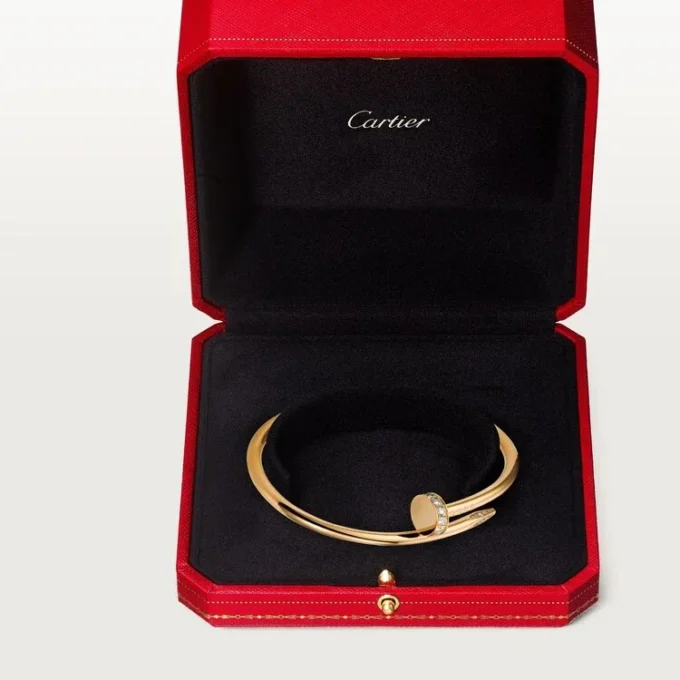 Juste Un Clou-armband, klassisk modell, diamanter