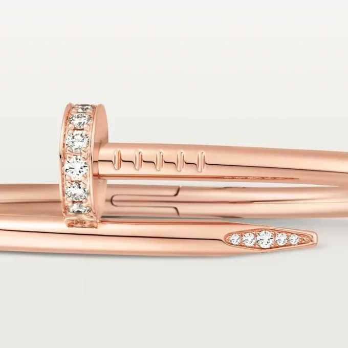 Juste Un Clou-armband, klassisk modell, diamanter